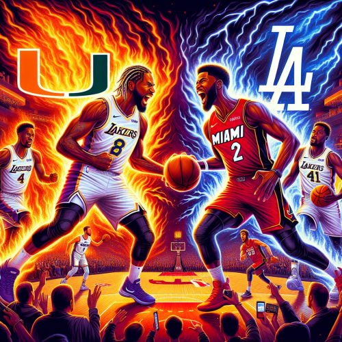 热火主场迈阿密火焰，快船洛杉矶风暴同城德比。