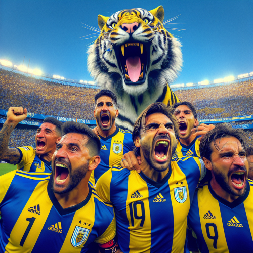 博卡青年主场蓝黄狂欢，泰格雷老虎咆哮拉普拉塔。