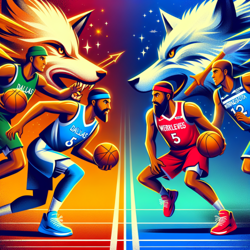 独行侠主场达拉斯星光，森林狼明尼苏达狼群嚎叫。