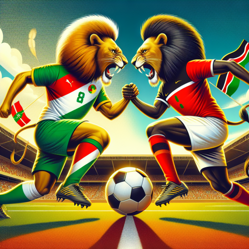 塞内加尔主场狮子王者，肯尼亚东非雄狮非洲兄弟战。