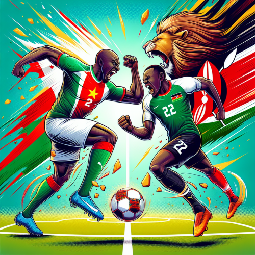 塞内加尔主场狮子王者，肯尼亚东非雄狮非洲兄弟战。