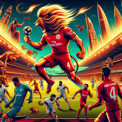 阿布扎比联合主场首都雄狮咆哮，萨德红堡铁骑中东王者对决火爆。