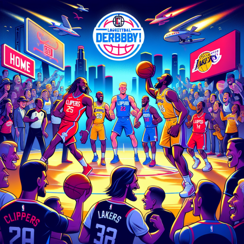 快船主场洛杉矶风暴肆虐，湖人紫金王朝同城德比火药桶。