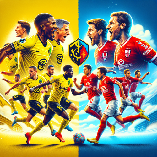 南特金丝雀主场高歌，朗斯血色军团客场铁闸考验