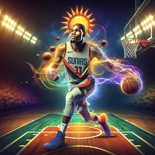 太阳杜兰特得分机器火力倾泻，开拓者玫瑰城主场火爆氛围硬抗