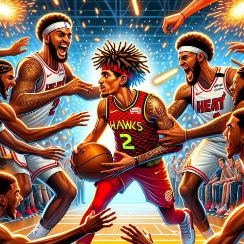 老鹰特雷杨外线炮火，热火防守绞肉机佛罗里达内战火爆