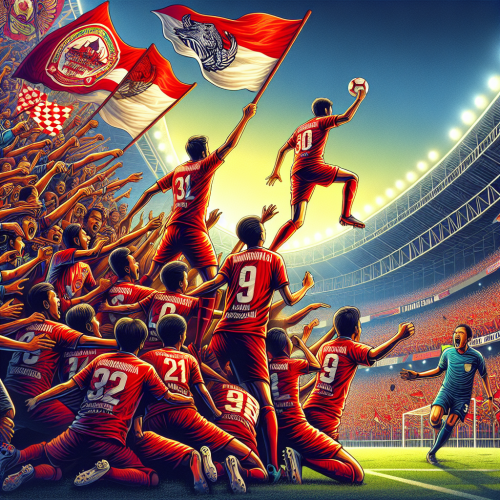 马鲁特联主场球迷狂热助威，佩西加雅加达反击犀利印尼联赛胶着硬仗