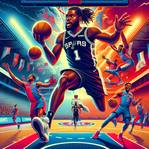 马刺文班亚马天赋炸裂内线统治，活塞铁血防守底特律年轻风暴来袭