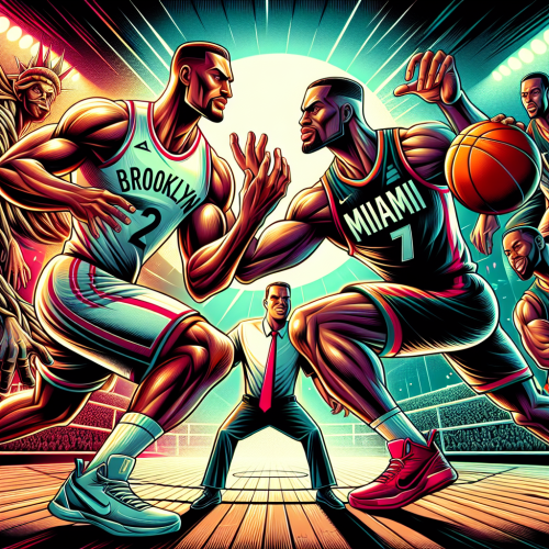 篮网布鲁克林速度与激情，热火防守绞肉机筑墙布鲁克林对迈阿密