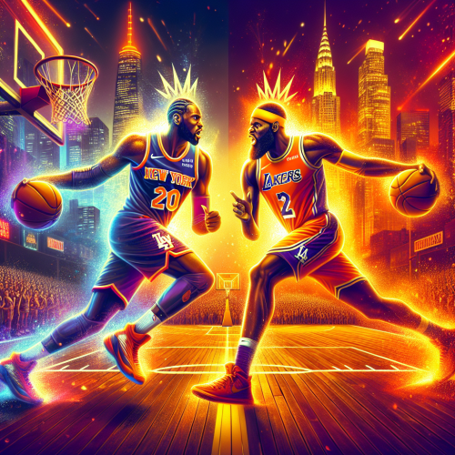 尼克斯纽约主场布伦森领军，快船双核轰炸纽约对洛杉矶经典跨区碰撞