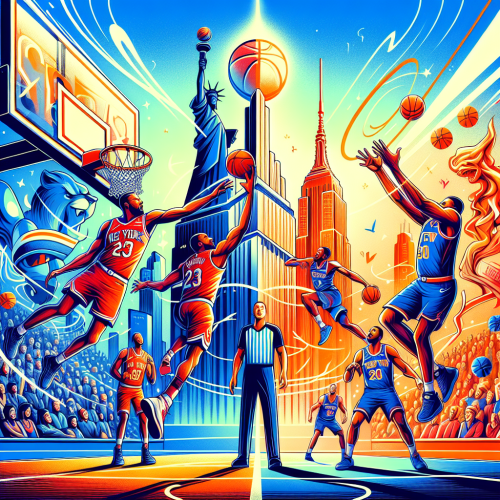 尼克斯纽约主场布伦森领军，快船双核轰炸纽约对洛杉矶经典跨区碰撞