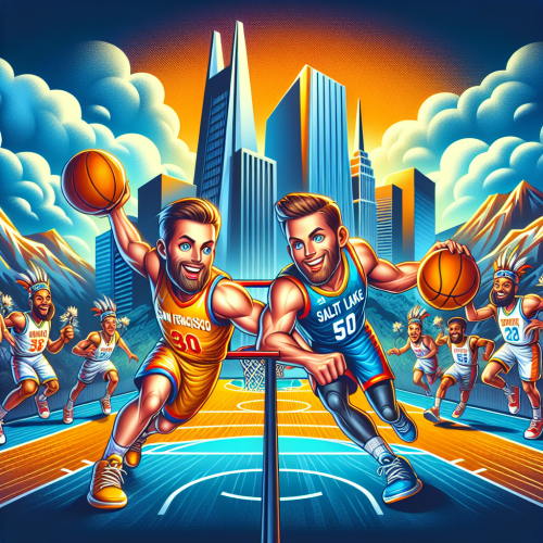 勇士水花王朝外线神射，爵士高地顽强抵抗旧金山对盐湖城山巅之战