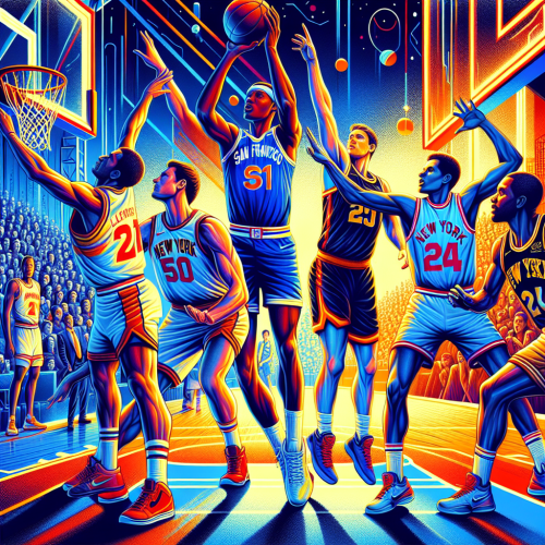 勇士水花兄弟与尼克斯经典碰撞：一场外线大战的精彩回顾