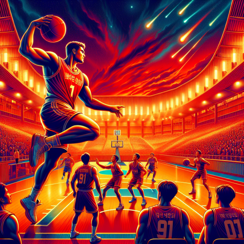 安养赤红火箭主场爆燃，大邱石油飞马反扑凶猛韩篮速度肉搏