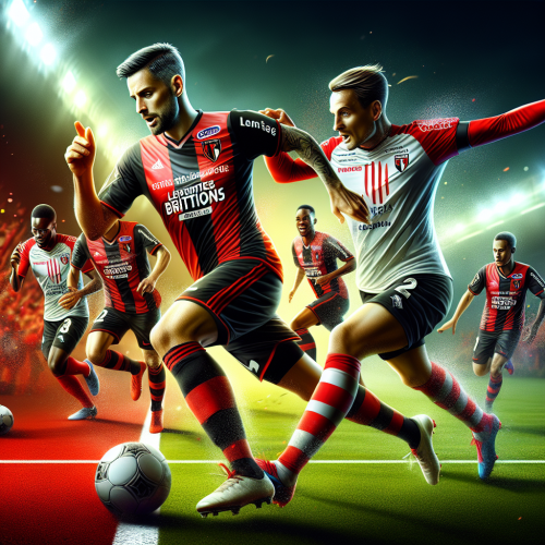 雷恩布列塔尼红黑主场气势汹汹，里尔防守铁闸北部法甲硬仗胶着