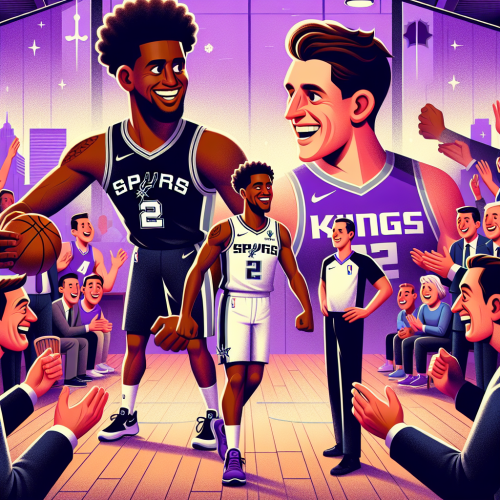 马刺文班亚马天赋炸裂，国王萨博尼斯内线柔术圣安东尼奥对萨克拉门托硬仗