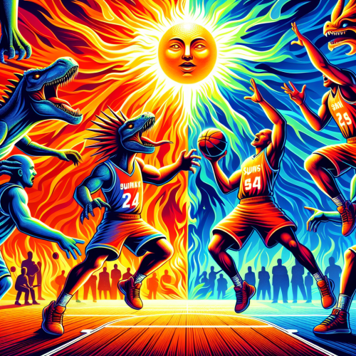 猛龙迎战太阳，外线火力对轰引爆比赛