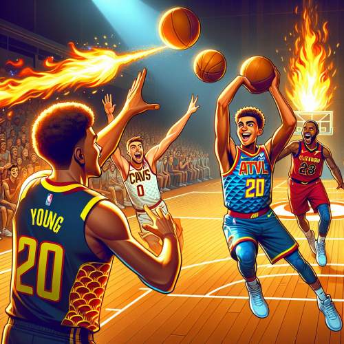 老鹰特雷杨外线炮火覆盖，骑士米切尔得分爆炸亚特兰大对克利夫兰东部对决