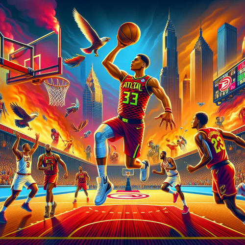 老鹰特雷杨外线炮火覆盖，骑士米切尔得分爆炸亚特兰大对克利夫兰东部对决