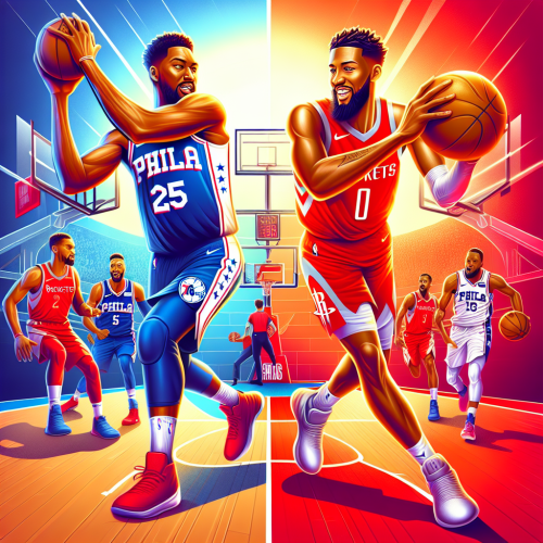 76人恩比德内线霸主归来，火箭德州新生力量外线炮火费城对休斯顿硬仗