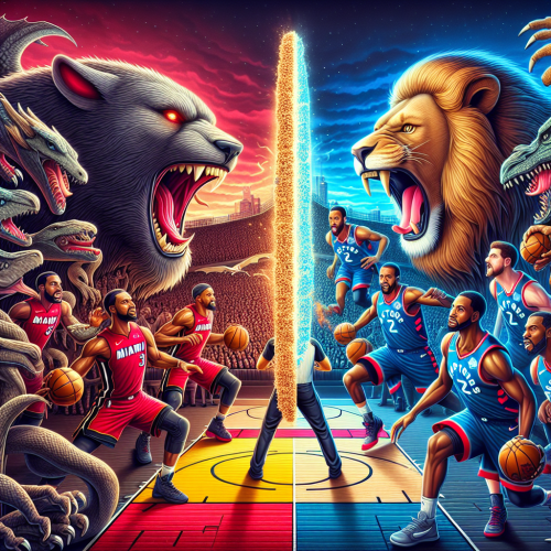 热火防守绞肉机筑墙，猛龙北境雄狮咆哮迈阿密对多伦多东部肉搏