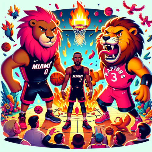 热火防守绞肉机筑墙，猛龙北境雄狮咆哮迈阿密对多伦多东部肉搏