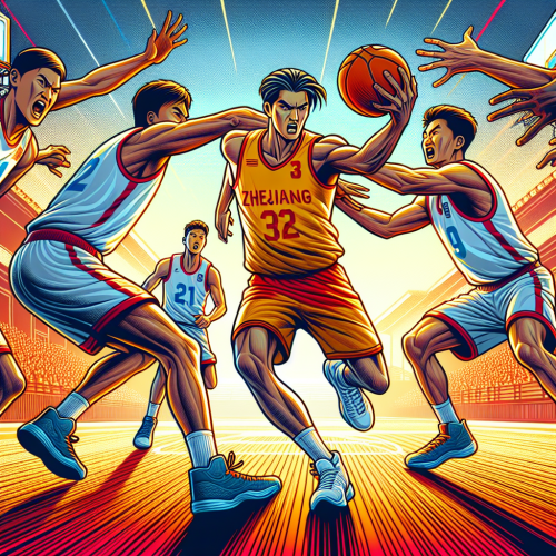 浙江男篮高位逼抢，福建男篮三分反击如虹