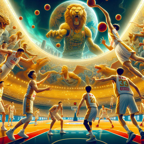 广州龙狮团队篮球攻防，江苏男篮外线投射寻找胜机。