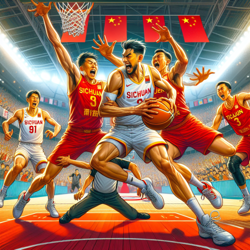 四川男篮主场迎战天津队：防守与三分的精彩博弈