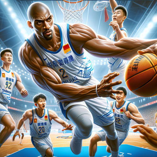 新疆男篮全能前锋群压制，深圳老将稳健掌控关键球。