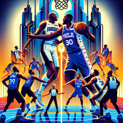 内线巨塔对决：魔术与76人的铁血防线较量