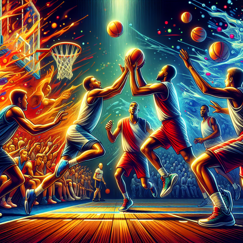 青岛内线高度绝对领先，天津外线三分雨欲掀翻禁区。