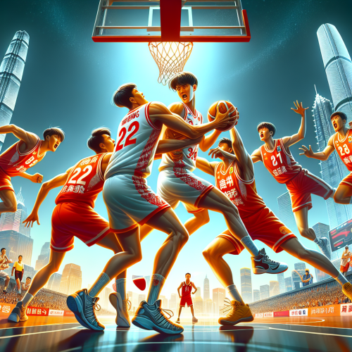 北京首钢铁血防守守擂，山东男篮内线巨塔力拼禁区。