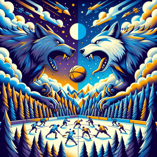 西部巅峰对决：森林狼双塔壁垒激战掘金约基奇全能体系。