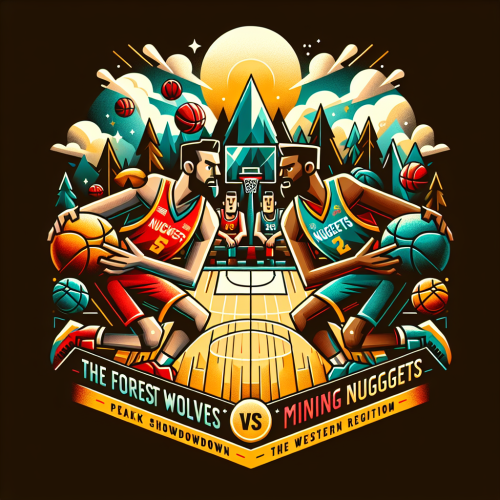 西部巅峰对决：森林狼双塔壁垒激战掘金约基奇全能体系。