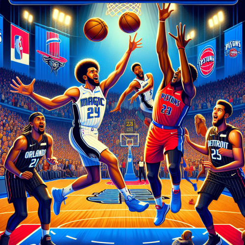 NBA对决：魔术防守强势，活塞青年才俊奋力拼搏