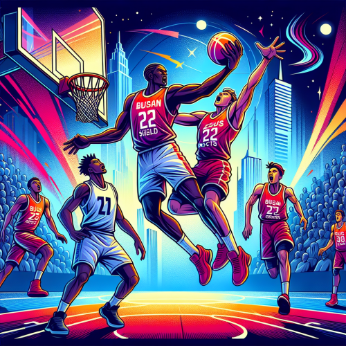 釜山宙斯盾内线高度压制，赤红火箭快节奏转化寻求突破。