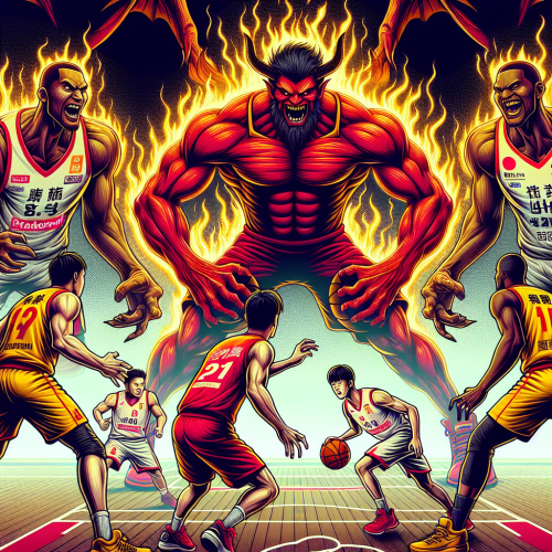 激烈对决：安养赤红火箭与釜山宙斯盾的篮球盛宴