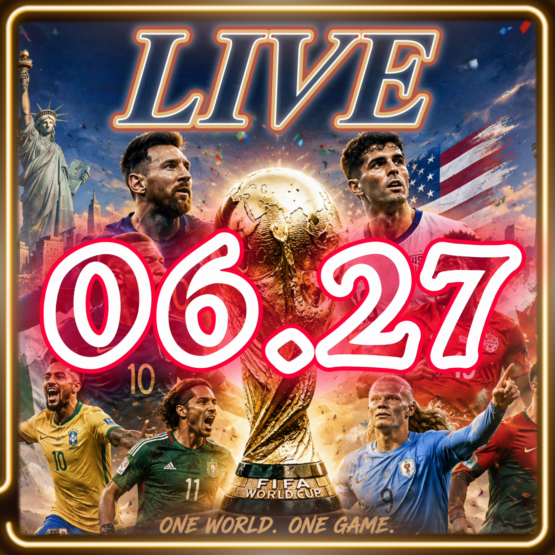 2026.06.27｜【668体育】今日直播表：含NBA总决赛+欧洲杯