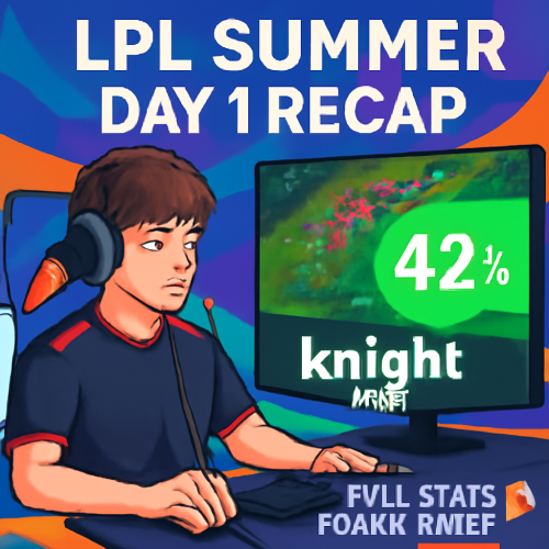 【电竞】LPL夏季赛首日数据：knight伤害占比42%！668体育：国产中单排面。