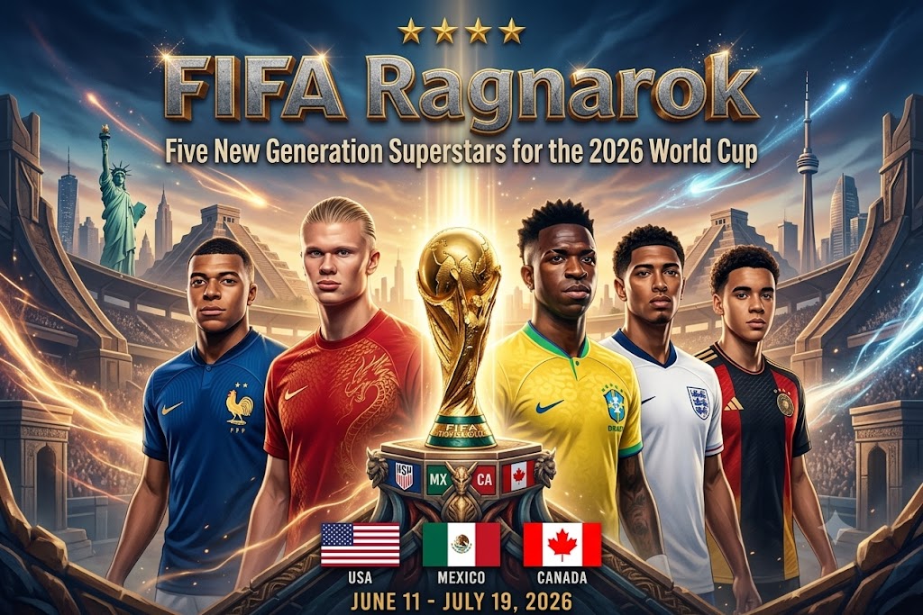 梅西C罗后时代！2026世界杯五大新巨星身价暴涨，谁能统治美加墨？