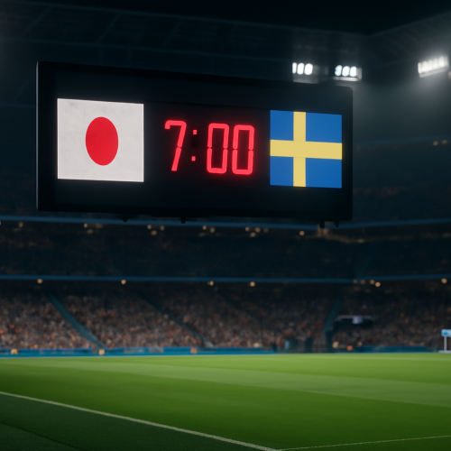【快讯】8. 快讯：日本vs瑞典生死战明晨7点开打，打平即出线的日本能否顶住北欧海盗的冲击